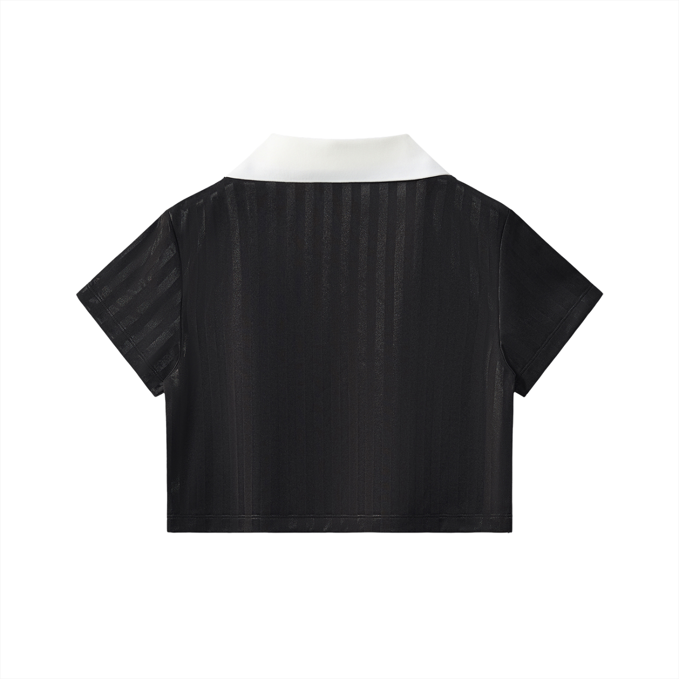 Out There Run Club Collar and Cropped Jersey (Black)